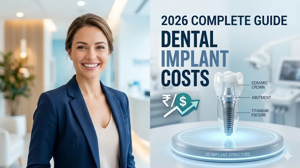 Patient consultation for dental implant with CBCT scan and digital plan in Chandigarh clinic